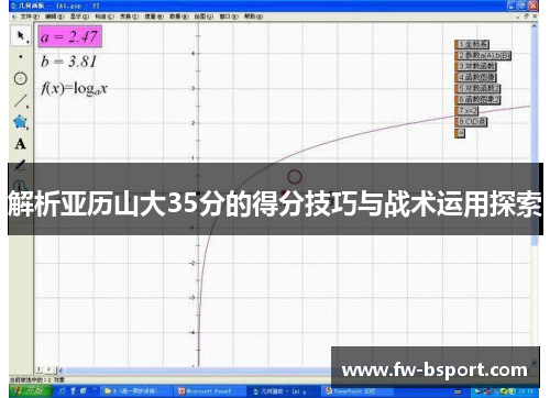 解析亚历山大35分的得分技巧与战术运用探索